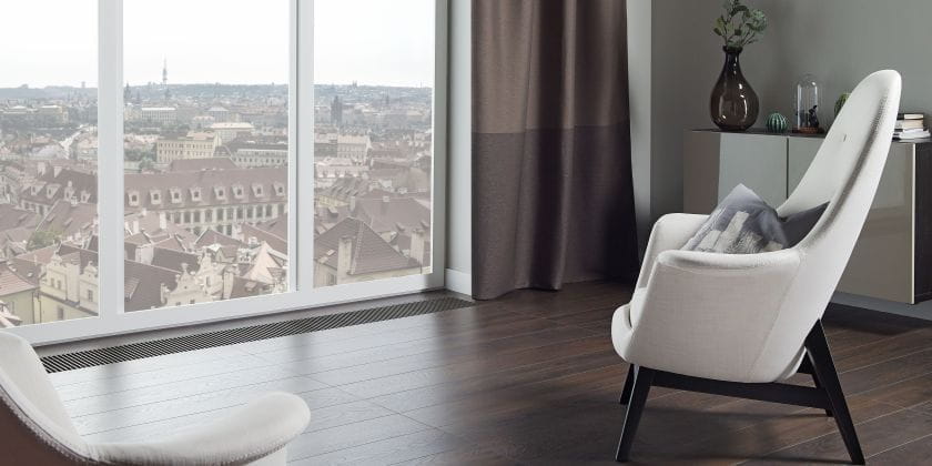 Purmo Aquilo trench fan convector