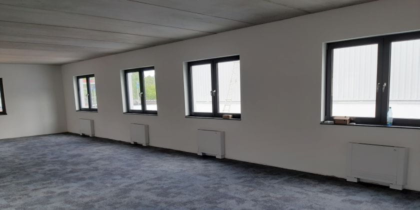 Office heating large spaces iVector S2 fan convector radiator Purmo