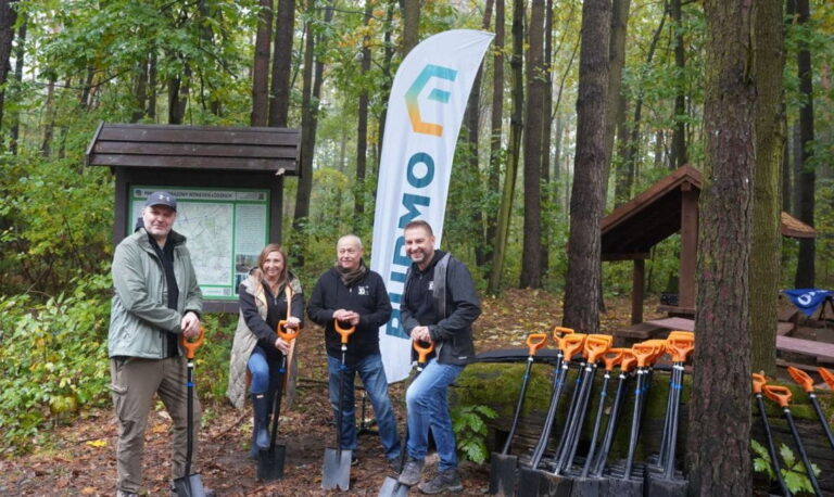 green future tree planting action Purmo Poland
