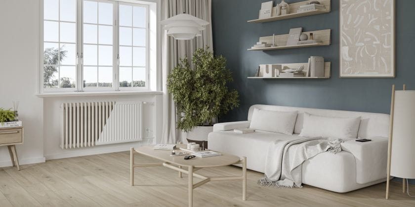 Ulow-E heat pump radiator for renovation projects